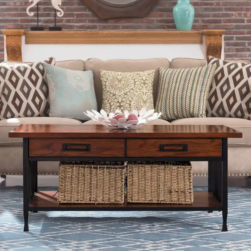 Carbon Loft Peter Matte Black Slatted Coffee Table