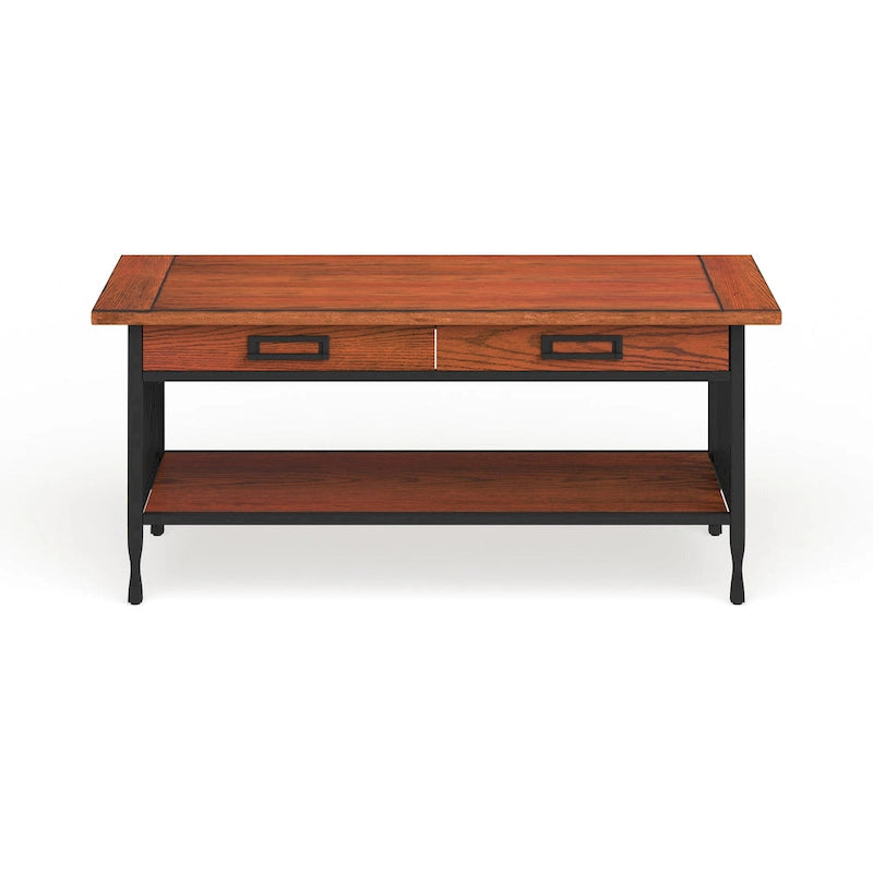 Carbon Loft Peter Matte Black Slatted Coffee Table