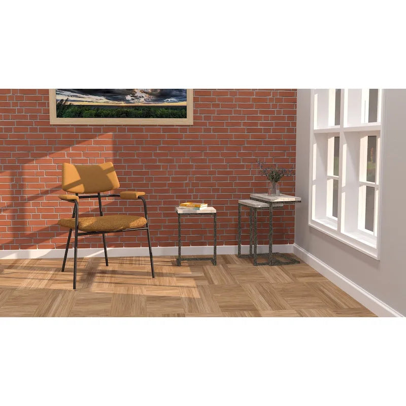 Carolina Living Addison Nesting Table Set - Whitewash