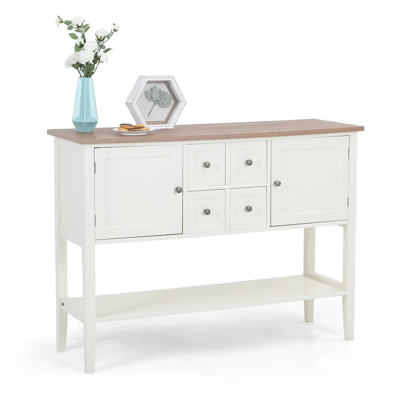 Sophia & William Buffet Sideboard Server Storage Cabinet Organizer with 4 Drawers