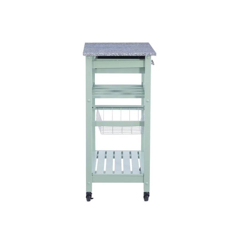 Jake Compact Mobile Rolling Kitchen Cart