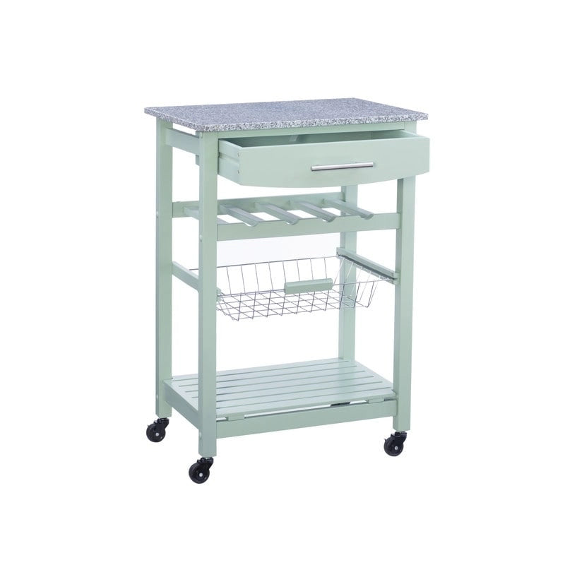 Jake Compact Mobile Rolling Kitchen Cart