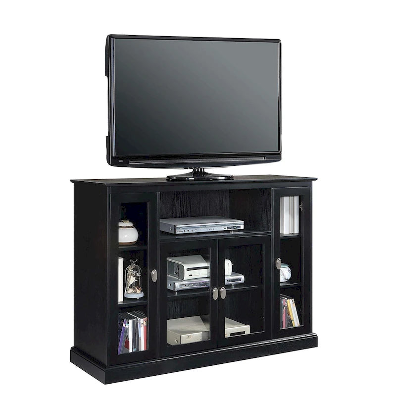 Convenience Concepts Summit Highboy 60 TV Stand with Storage Cabinets and Shelves