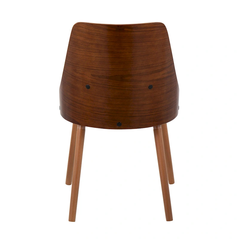 Carson Carrington Vallemala Mid-Century Chair with Tapered Wood Legs - Set of 2