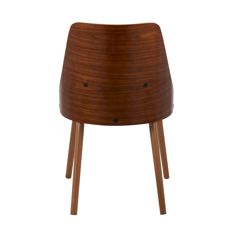 Carson Carrington Vallemala Mid-Century Chair with Tapered Wood Legs - Set of 2