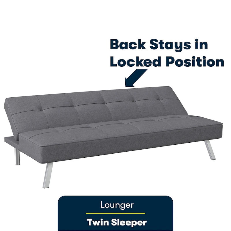 Serta Charlie Convertible Sofa by iLounge