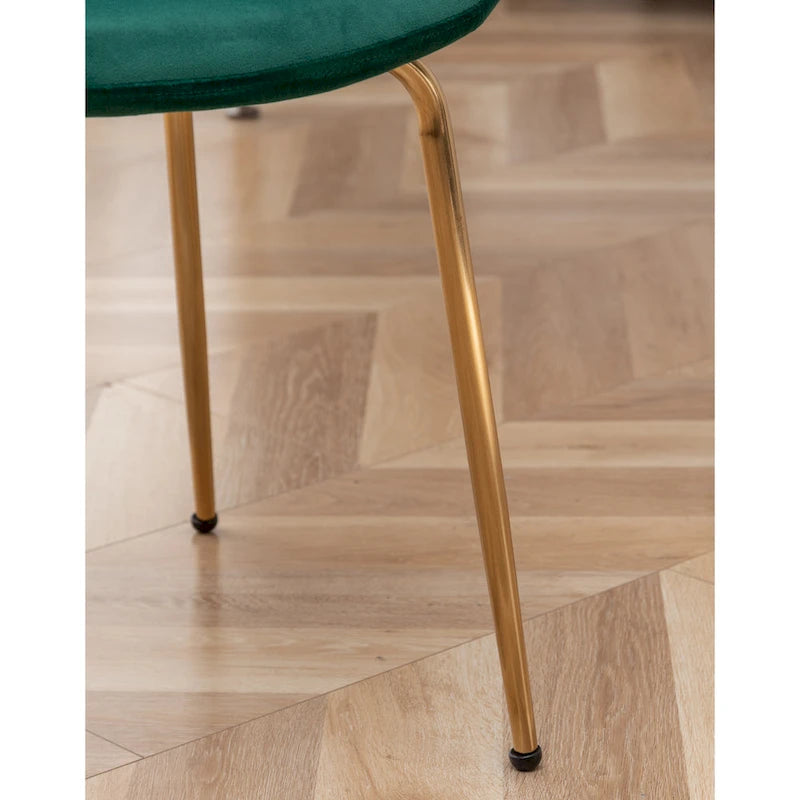 Roundhill Furniture Aufurr Contemporary 3-Piece Dining Set, White Round Table and 2 Chairs