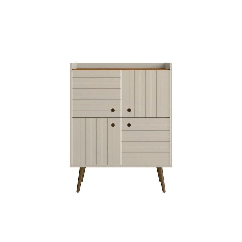 Manhattan Comfort Bogart 45.5 Mid-Century Modern Accent Cabinet