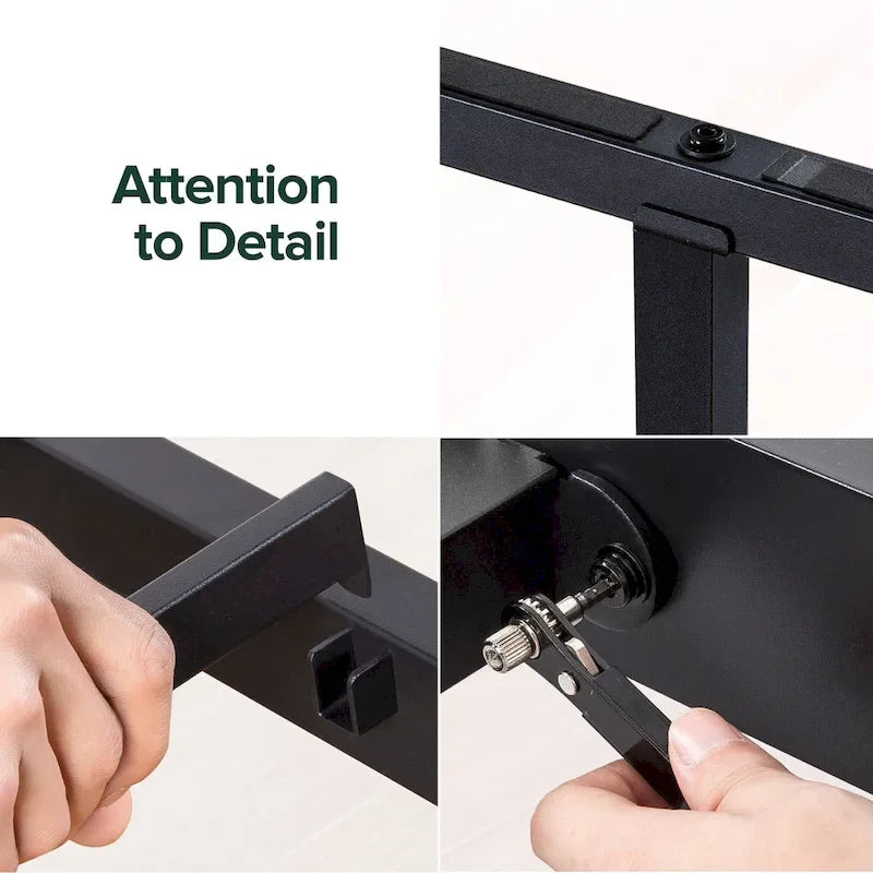 Priage by Zinus Black Metal 14-inch Platform Bed