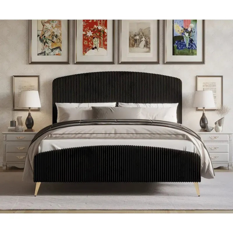 Everett Upholstered Panel Bed