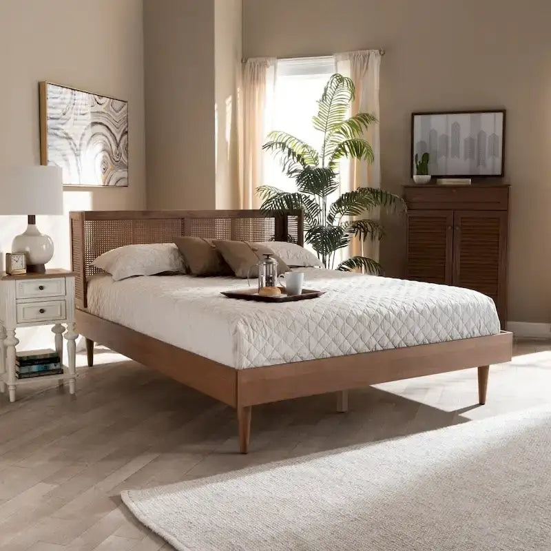 Carson Carrington Dagas Mid-century Modern Platform Bed