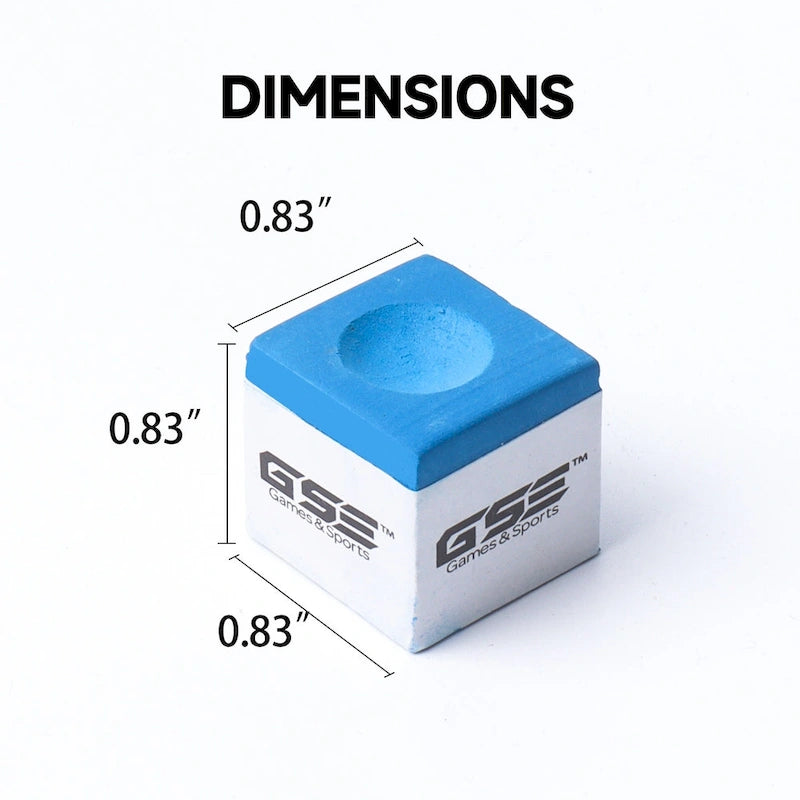 GSE 12-Pack Billiard/Pool Cue Chalks, Billiard Pool Table Accessories