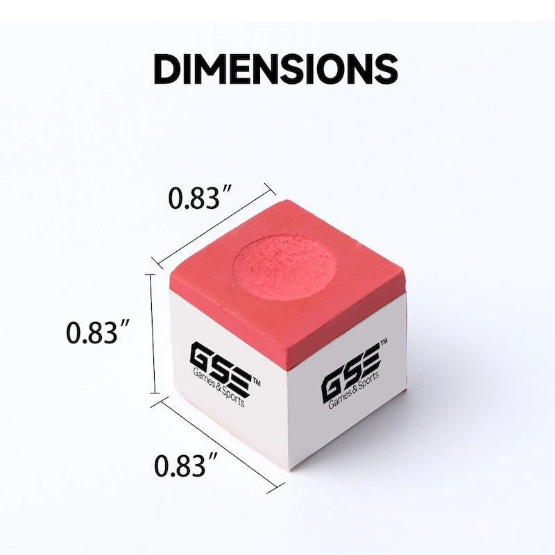 GSE 12-Pack Billiard/Pool Cue Chalks, Billiard Pool Table Accessories