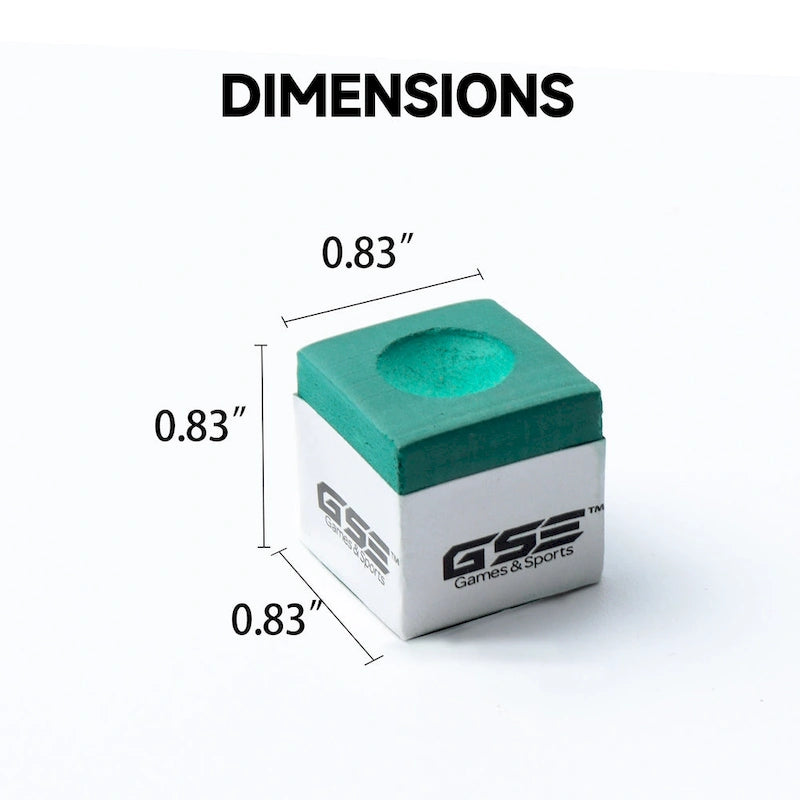 GSE 12-Pack Billiard/Pool Cue Chalks, Billiard Pool Table Accessories