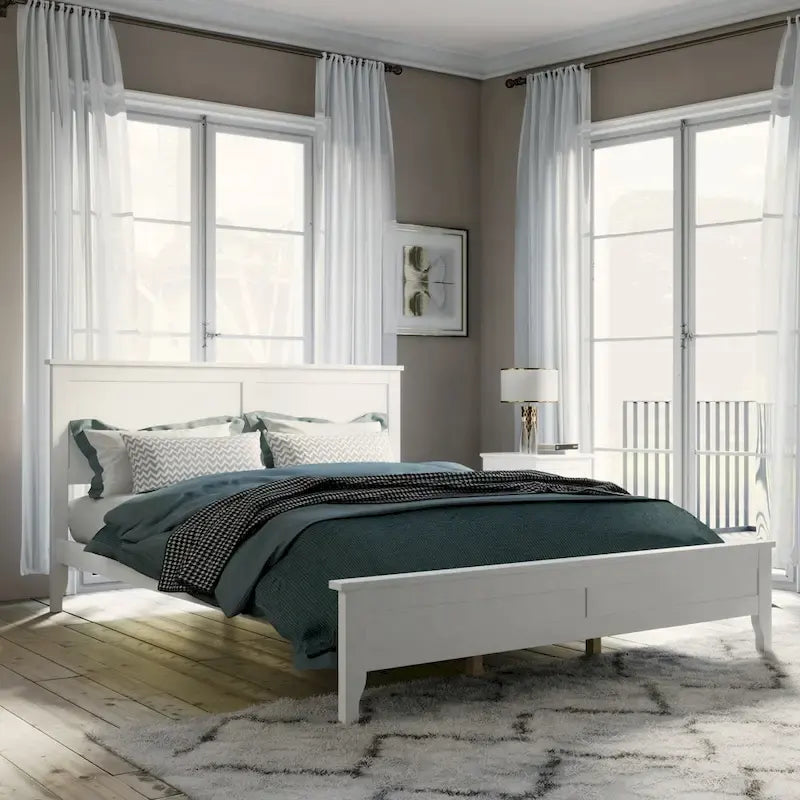 Solid Wood Queen Platform Bed