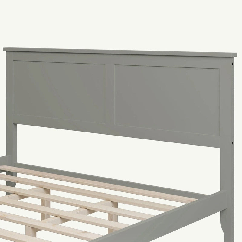 Solid Wood Queen Platform Bed