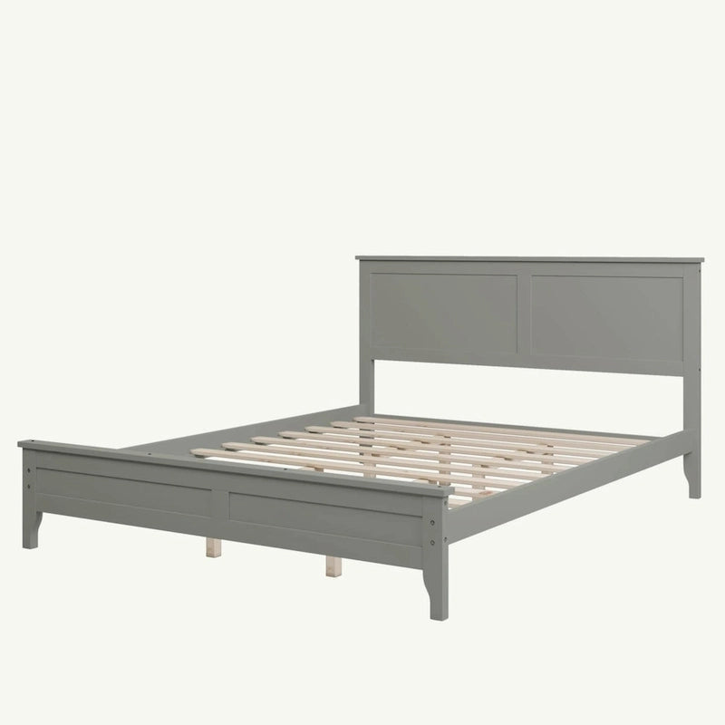 Solid Wood Queen Platform Bed