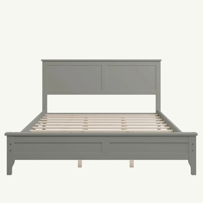 Solid Wood Queen Platform Bed