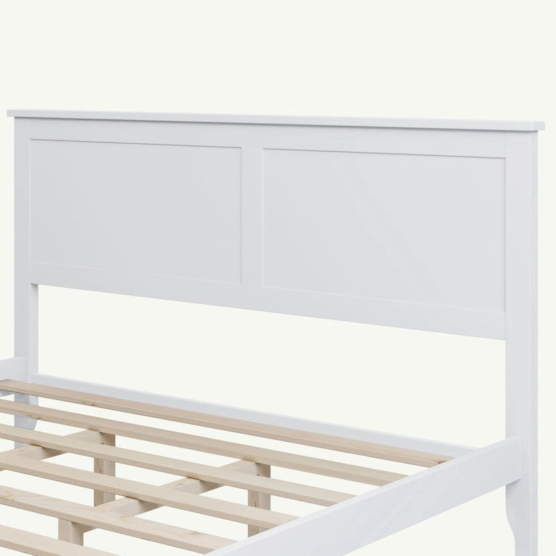 Solid Wood Queen Platform Bed