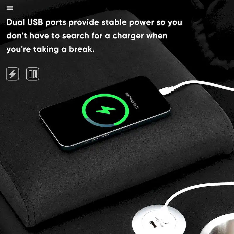 [VIDEO provided][New]123*55 Modern U-shaped Sofa with Console,Cupholders and USB Ports,6-seat Upholstered Symmetrical Indoor Fu