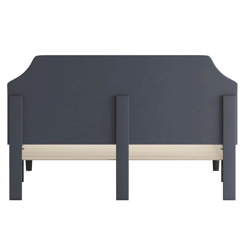 Arched Tufted Upholstered Platform Bed