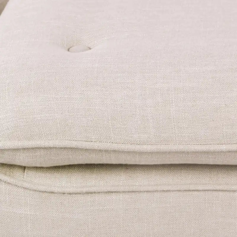 Newcastle Fabric Tufted Bench