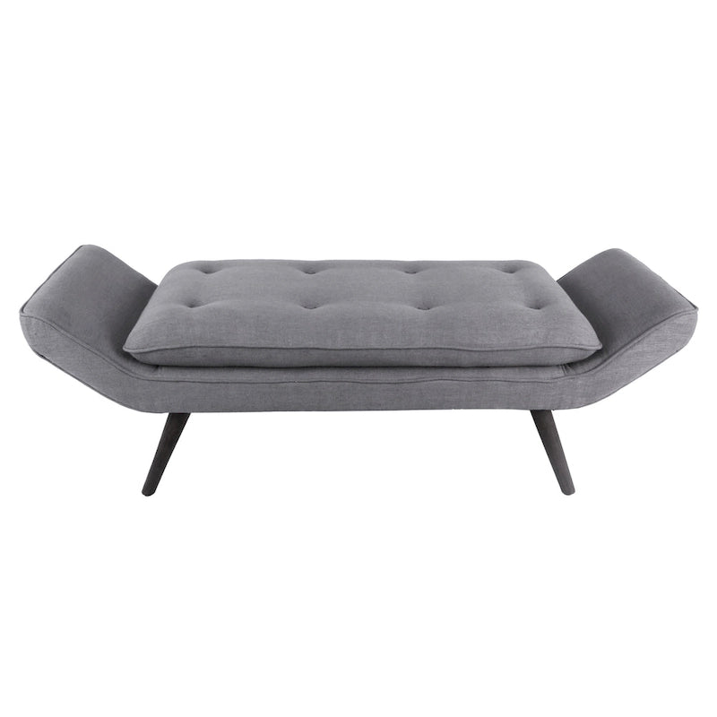 Newcastle Fabric Tufted Bench
