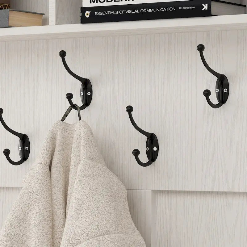 Coat Rack Hall Tree Shoe Bench Accent Furniture Entryway Living Room