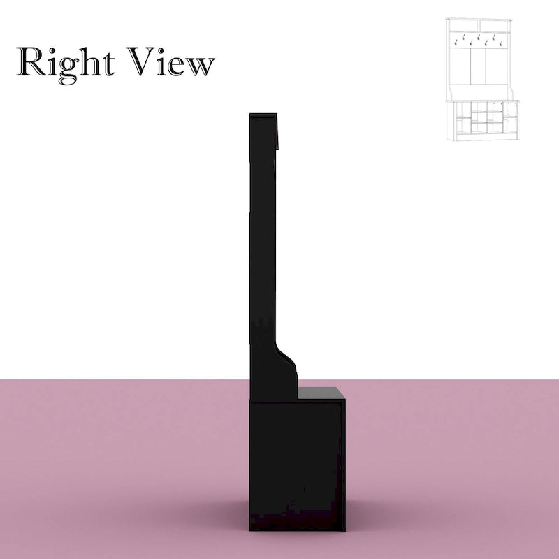 Coat Rack Hall Tree Shoe Bench Accent Furniture Entryway Living Room