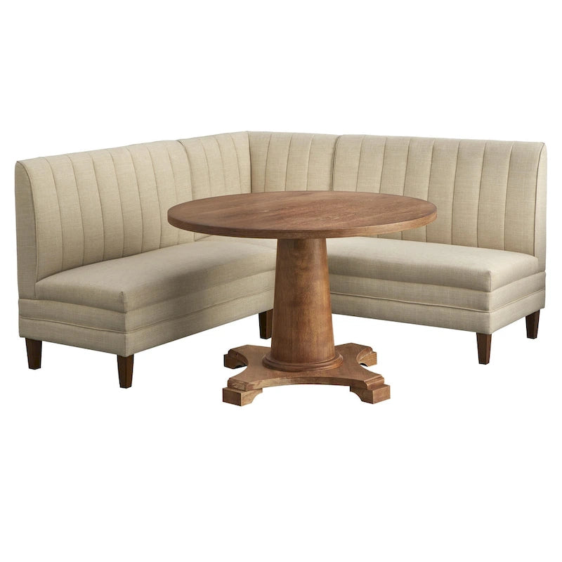 Lifestorey Kerrington Channel Back Upholstered Bench