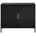 Uttermost Front Range Dark Oak 2 Door Cabinet - 40.25 W X 32.5 H X 11.625 D (in)