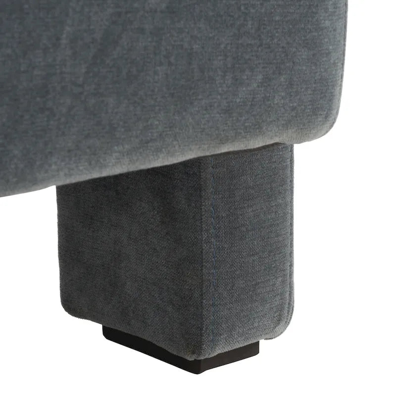 SAFAVIEH Couture Joffrette Modern Velvet Accent Chair - 27 In. W x 35 In. D x 30 In. H - 27Wx35Dx30H