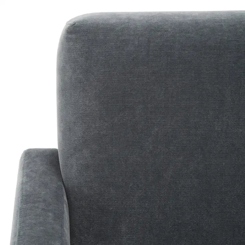 SAFAVIEH Couture Joffrette Modern Velvet Accent Chair - 27 In. W x 35 In. D x 30 In. H - 27Wx35Dx30H