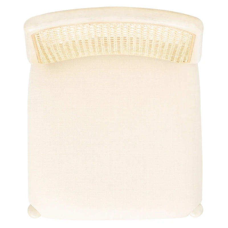 SAFAVIEH Sylva Rattan Cushion Dining Chair (Set of 2) - 19 W x 17.5 L x 32 H - 19Wx18Dx32H