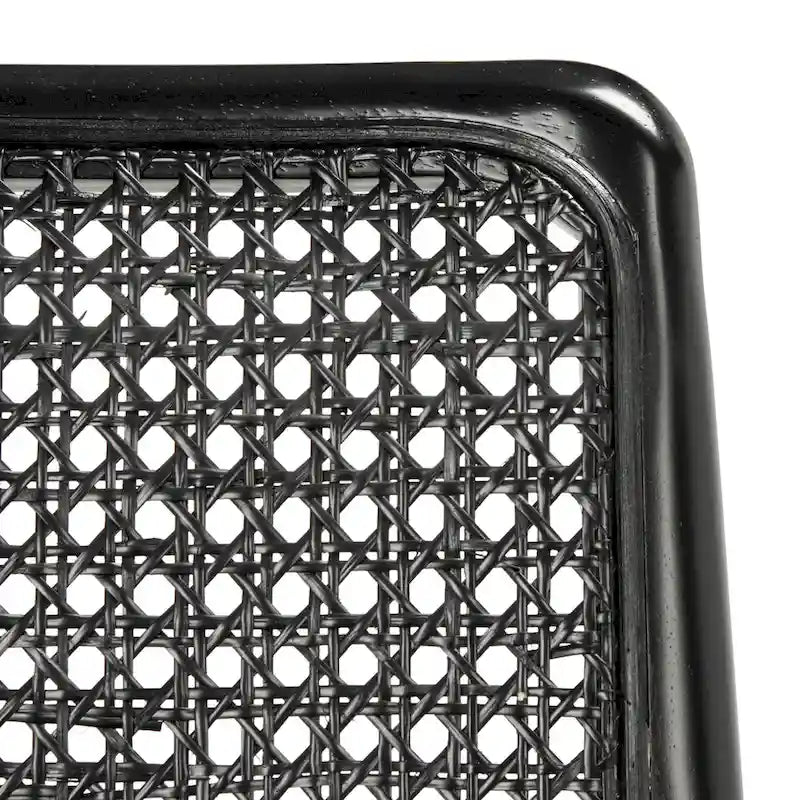 SAFAVIEH Sylva Rattan Cushion Dining Chair (Set of 2) - 19 W x 17.5 L x 32 H - 19Wx18Dx32H