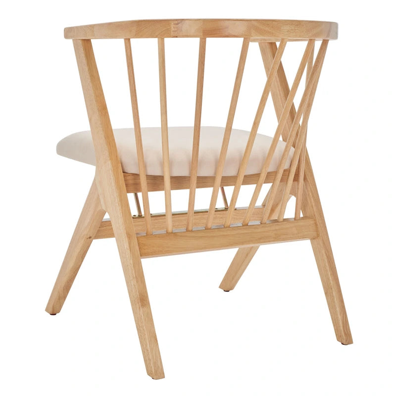 SAFAVIEH Carlota Spindle Dining Chair (Set of 2) - 23 W x 23 D x 30 H - 22Wx22Dx30H