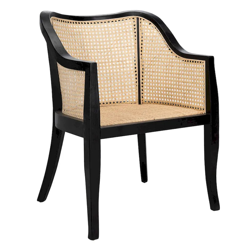 SAFAVIEH Olar Cane Dining Chair - 23.6 x 23.8 x 32.7 - 24Wx24Dx33H