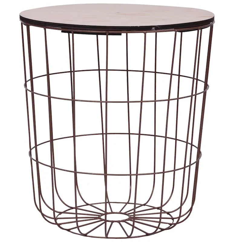 vidaXL Coffee Table Copper  15.6 MDF