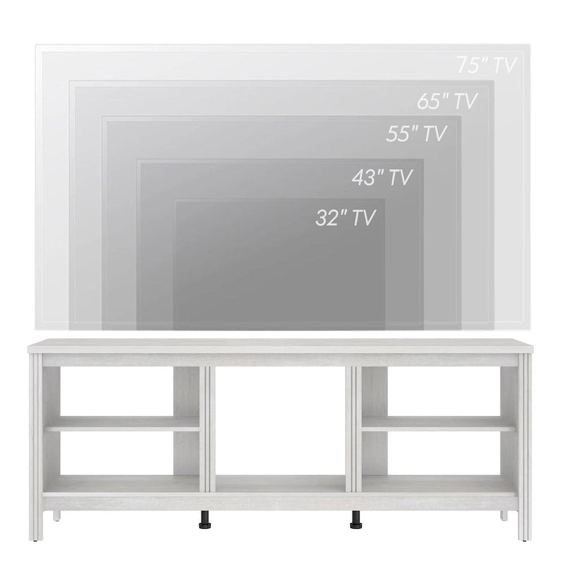 Classical 70 Inch TV Stand, TV Console Table for 75 Inch TV with LED
