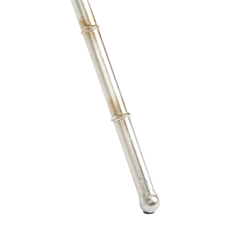 SAFAVIEH Treasures Jocelyn Bronze-Ish Silver/ Glass Top Accent Table - 37.4 x 19.7 x 17