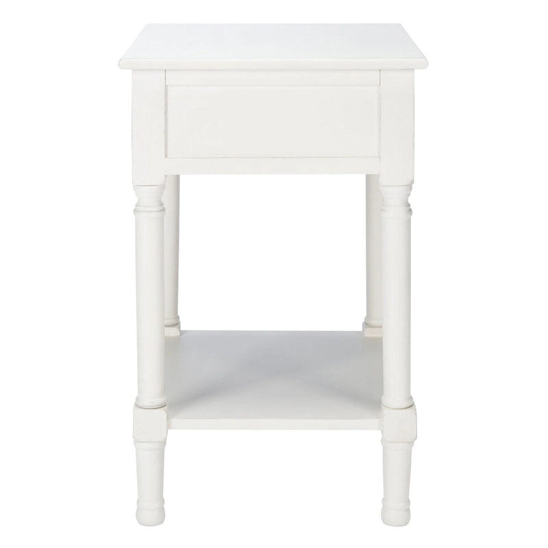 SAFAVIEH Eleanore 1-Drawer Lower Shelf Nightstand Accent Table - 19 W x 15.8 L x 26 H - 19Wx16Dx26H
