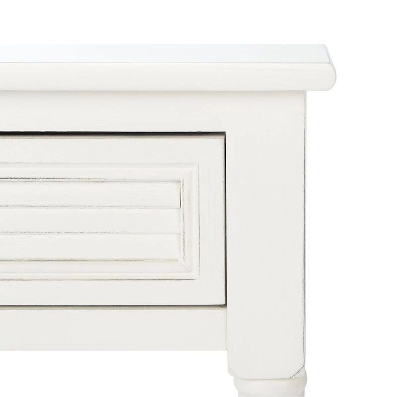 SAFAVIEH Eleanore 1-Drawer Lower Shelf Nightstand Accent Table - 19 W x 15.8 L x 26 H - 19Wx16Dx26H