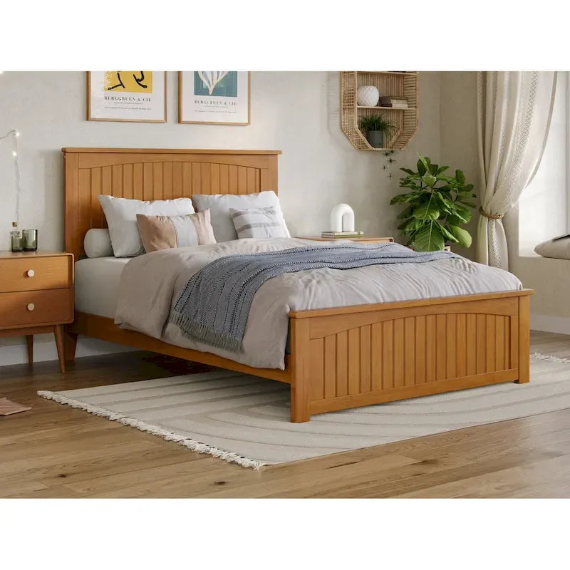 Nantucket Low Profile Platform Bed with Matching Footboard