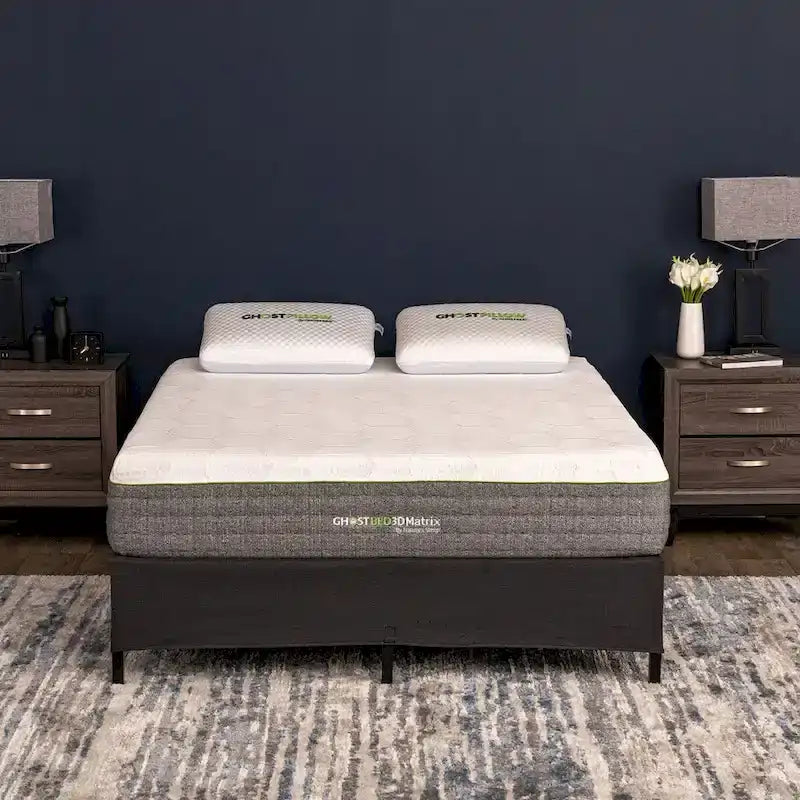 GhostBed All-in-One Metal Foundation with Easy Assembly