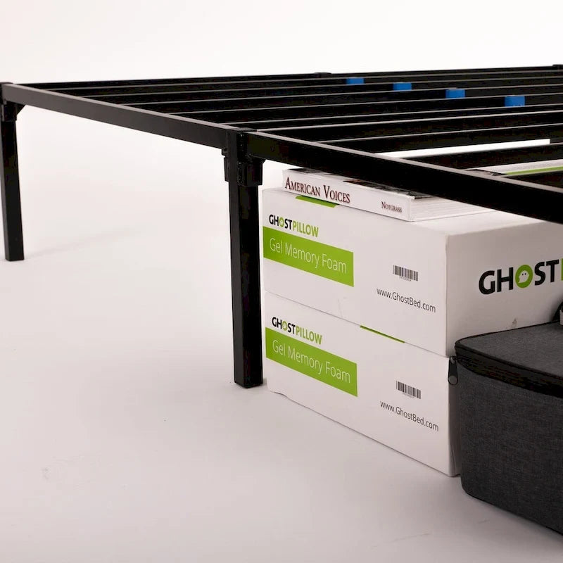 GhostBed All-in-One Metal Foundation with Easy Assembly