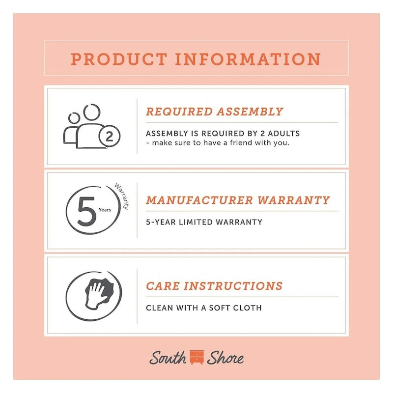 South Shore Yodi Bed and Headboard Set