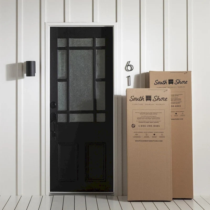 South Shore Yodi Bed and Headboard Set