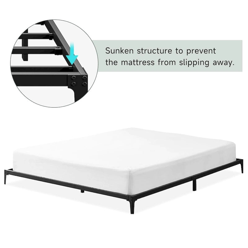 Heavy Duty Metal Platform Bed Frame