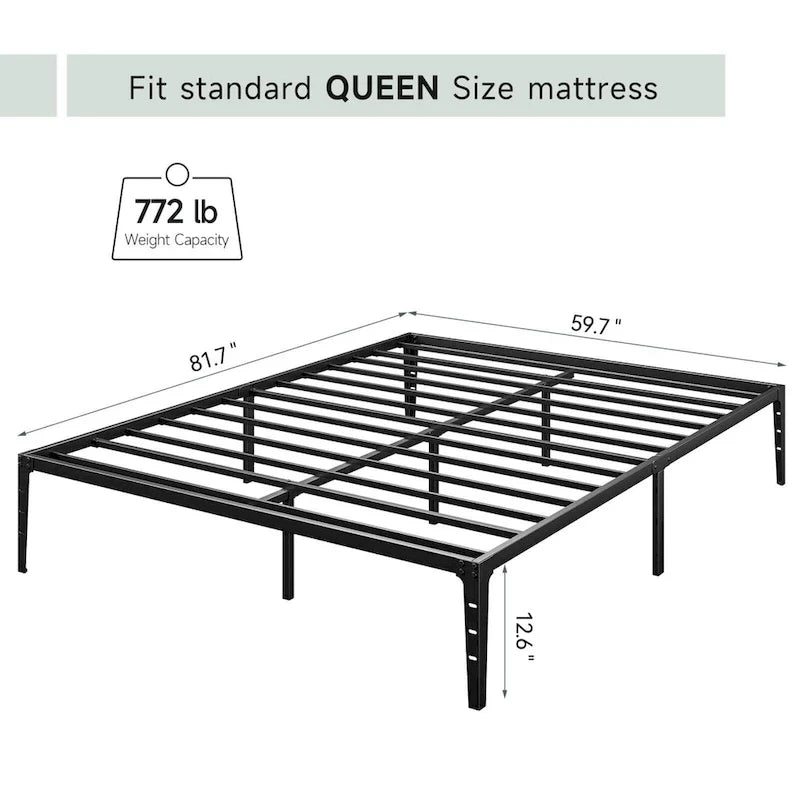 Heavy Duty Metal Platform Bed Frame