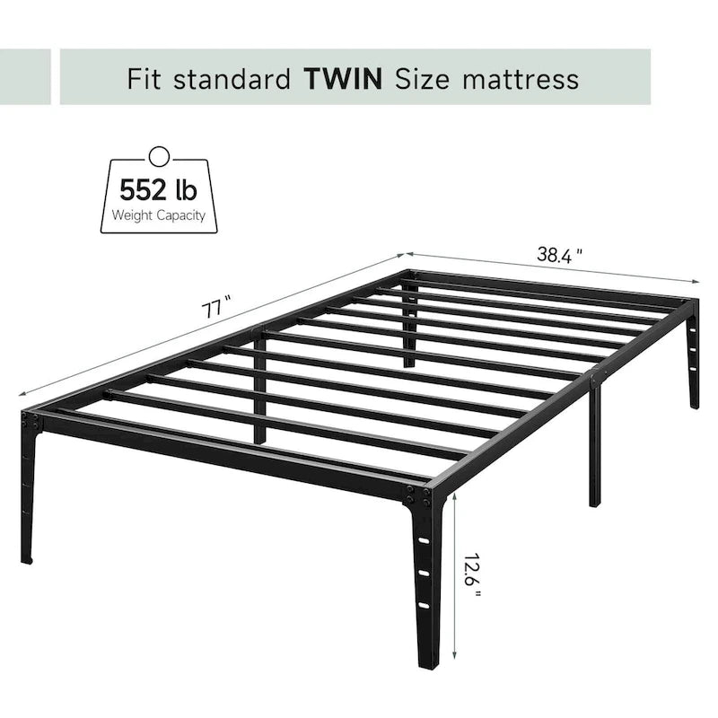 Heavy Duty Metal Platform Bed Frame